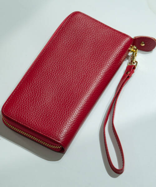 Portefeuille Cuir Veritable Italien Femme