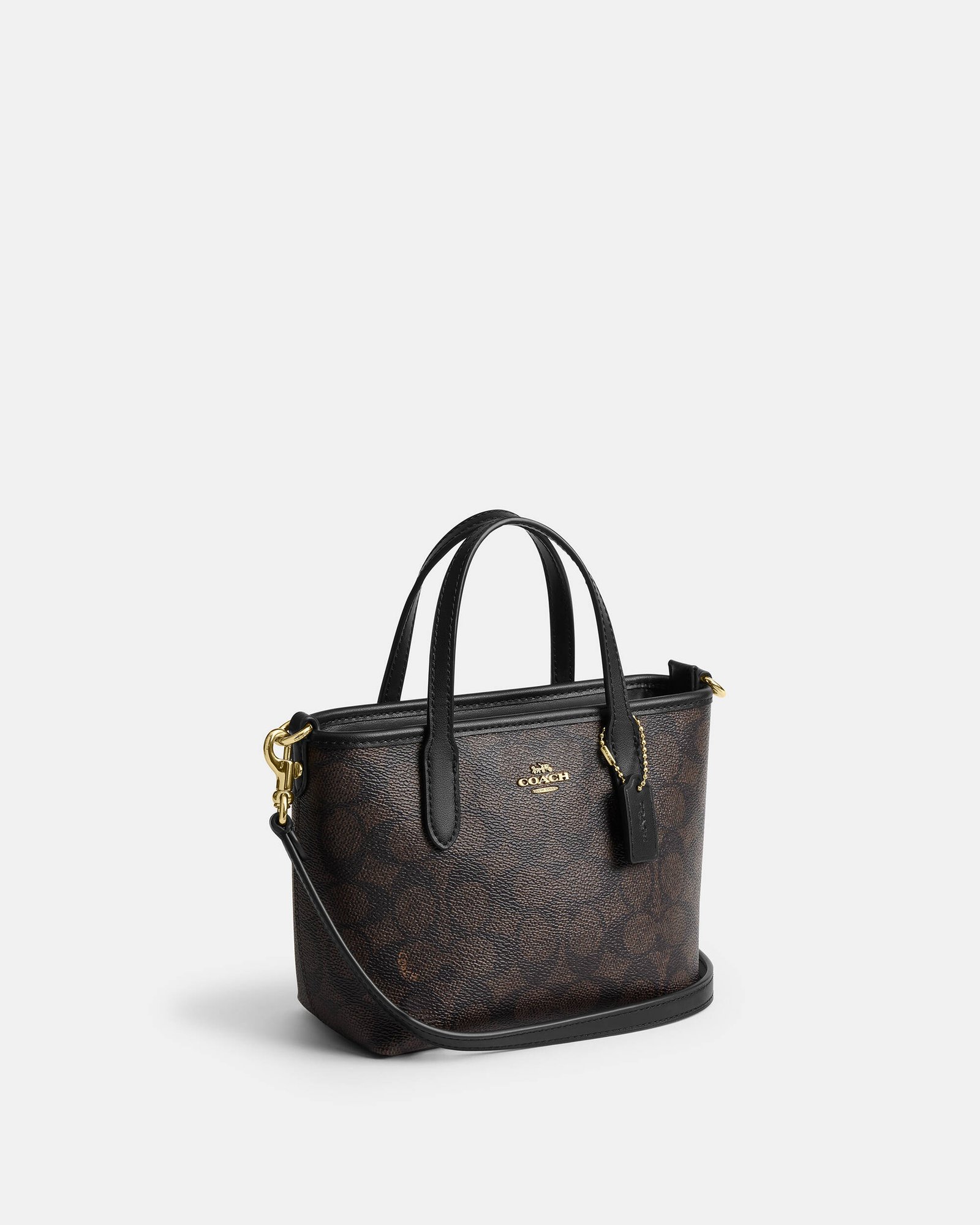Coach City Mini Tote Bag In Signature Canvas - Image 2