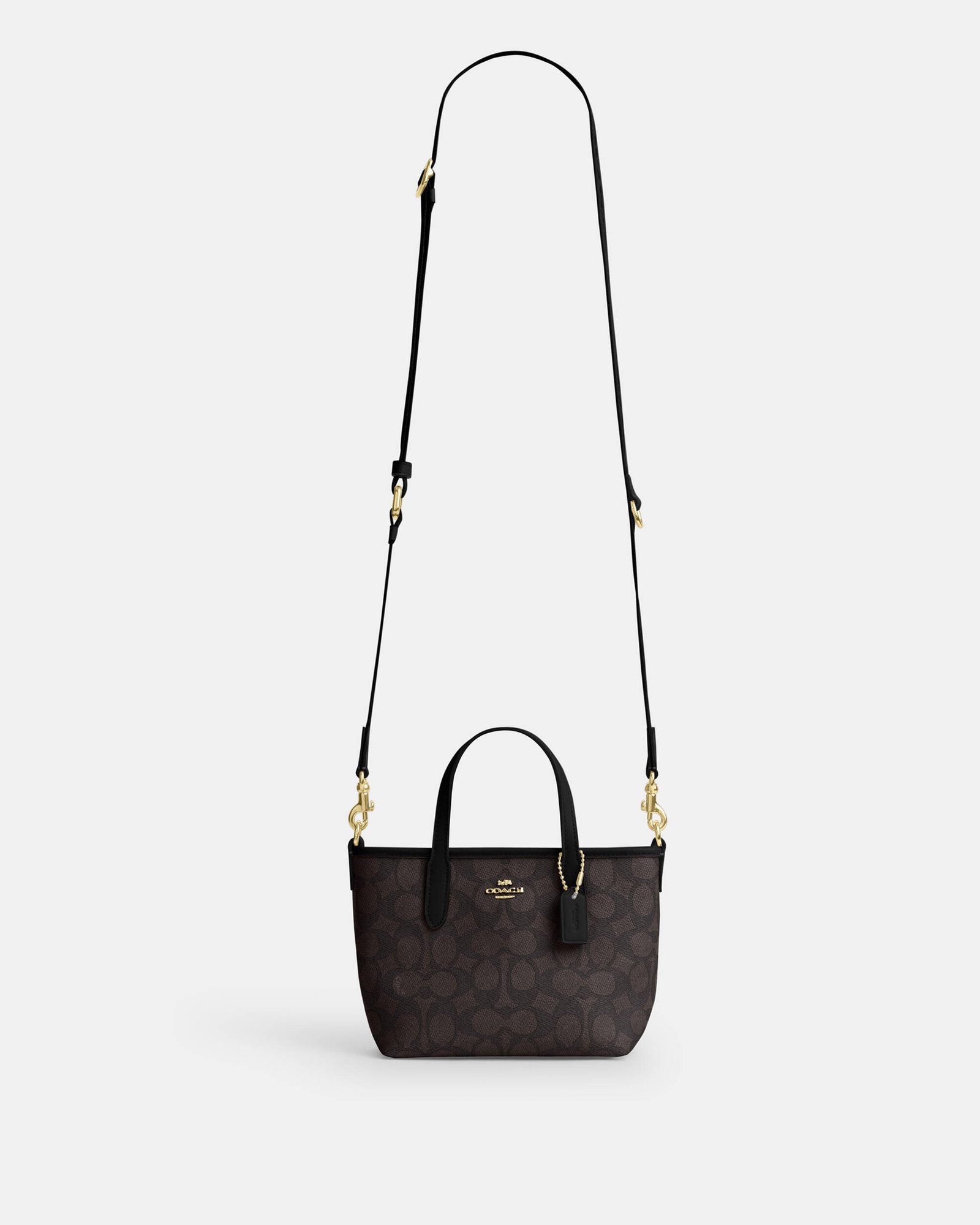 Coach City Mini Tote Bag In Signature Canvas - Image 4