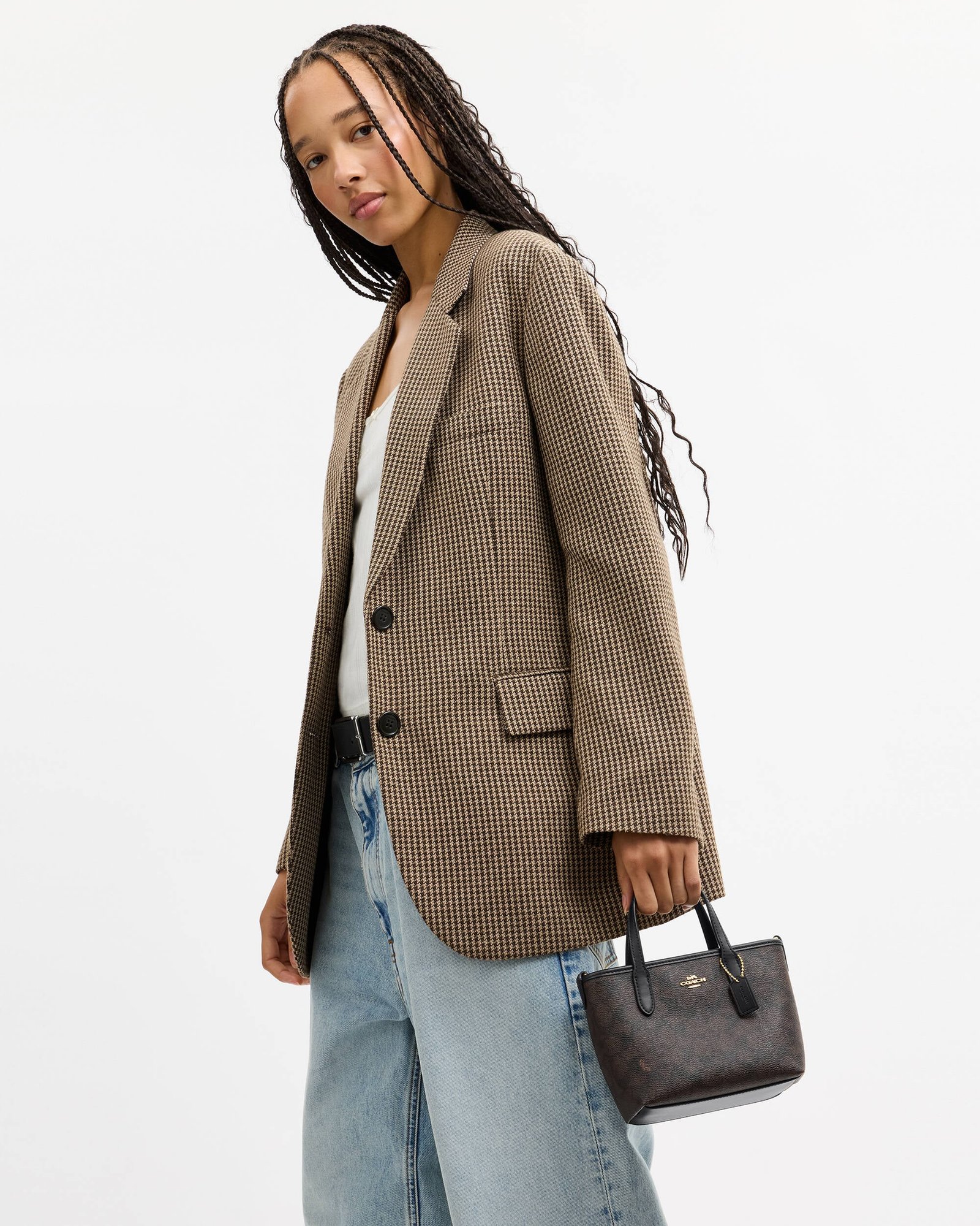 Coach City Mini Tote Bag In Signature Canvas - Image 3