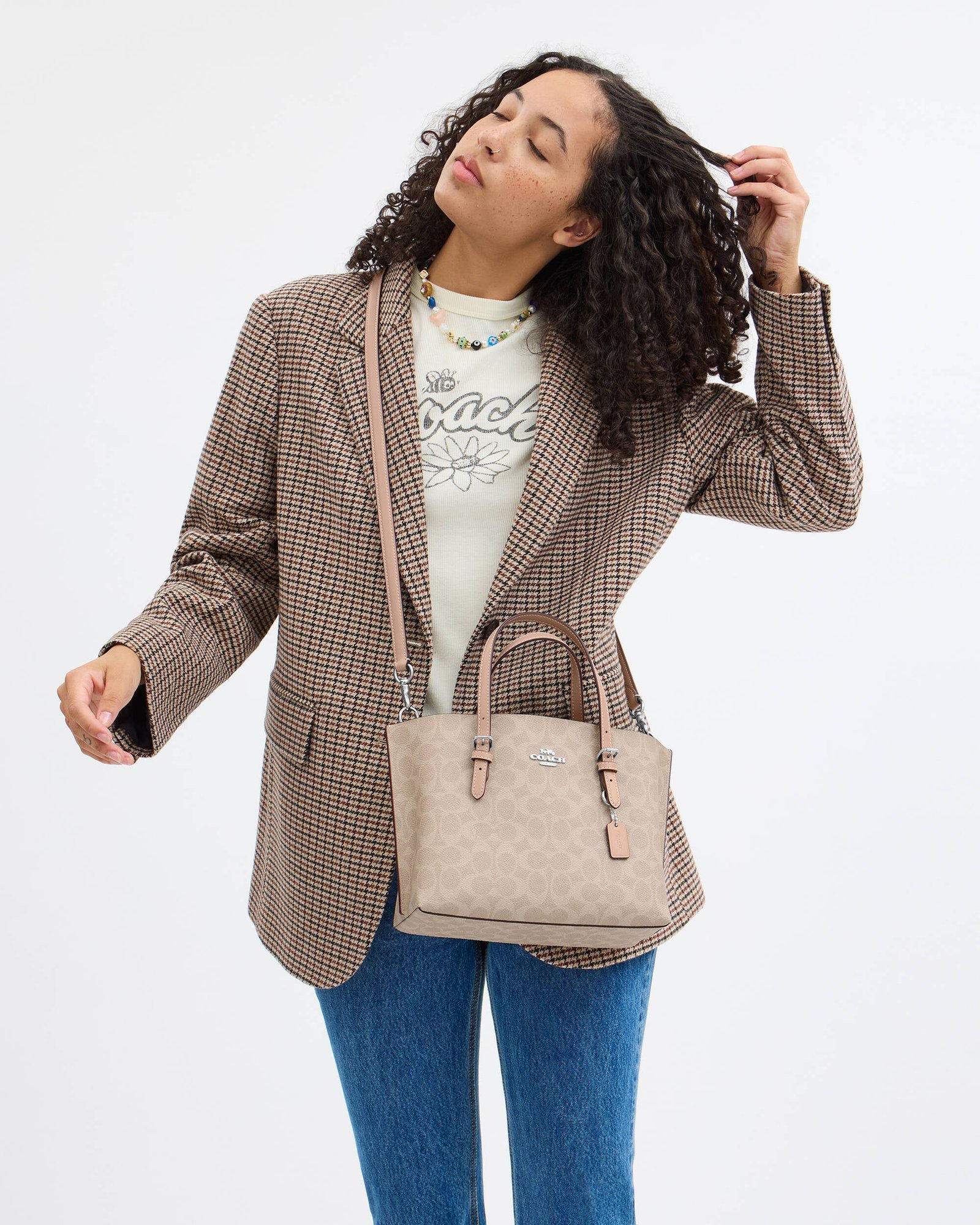 Coach Mollie Tote 25 In Signature Canvas - Image 5