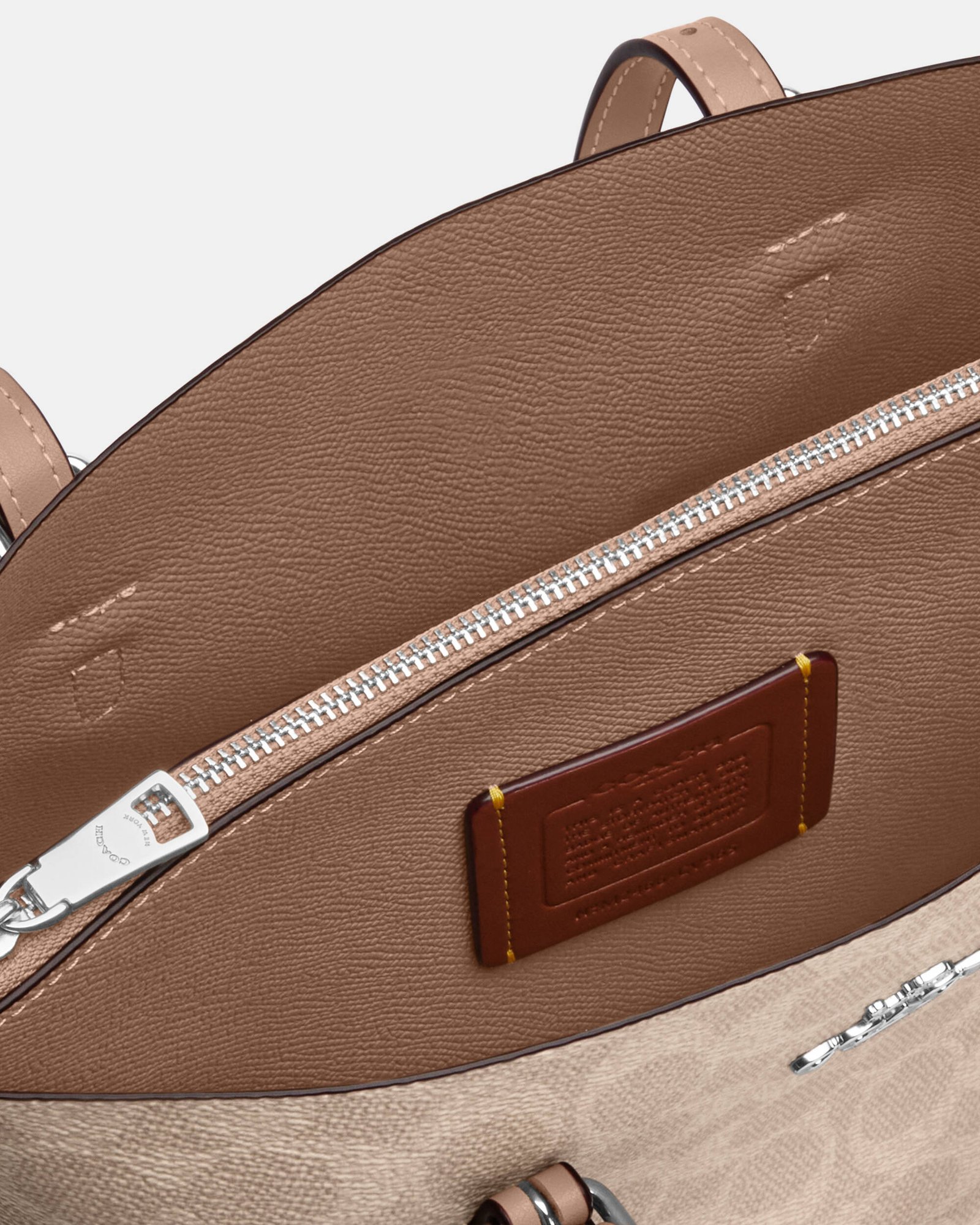 Coach Mollie Tote 25 In Signature Canvas - Image 4