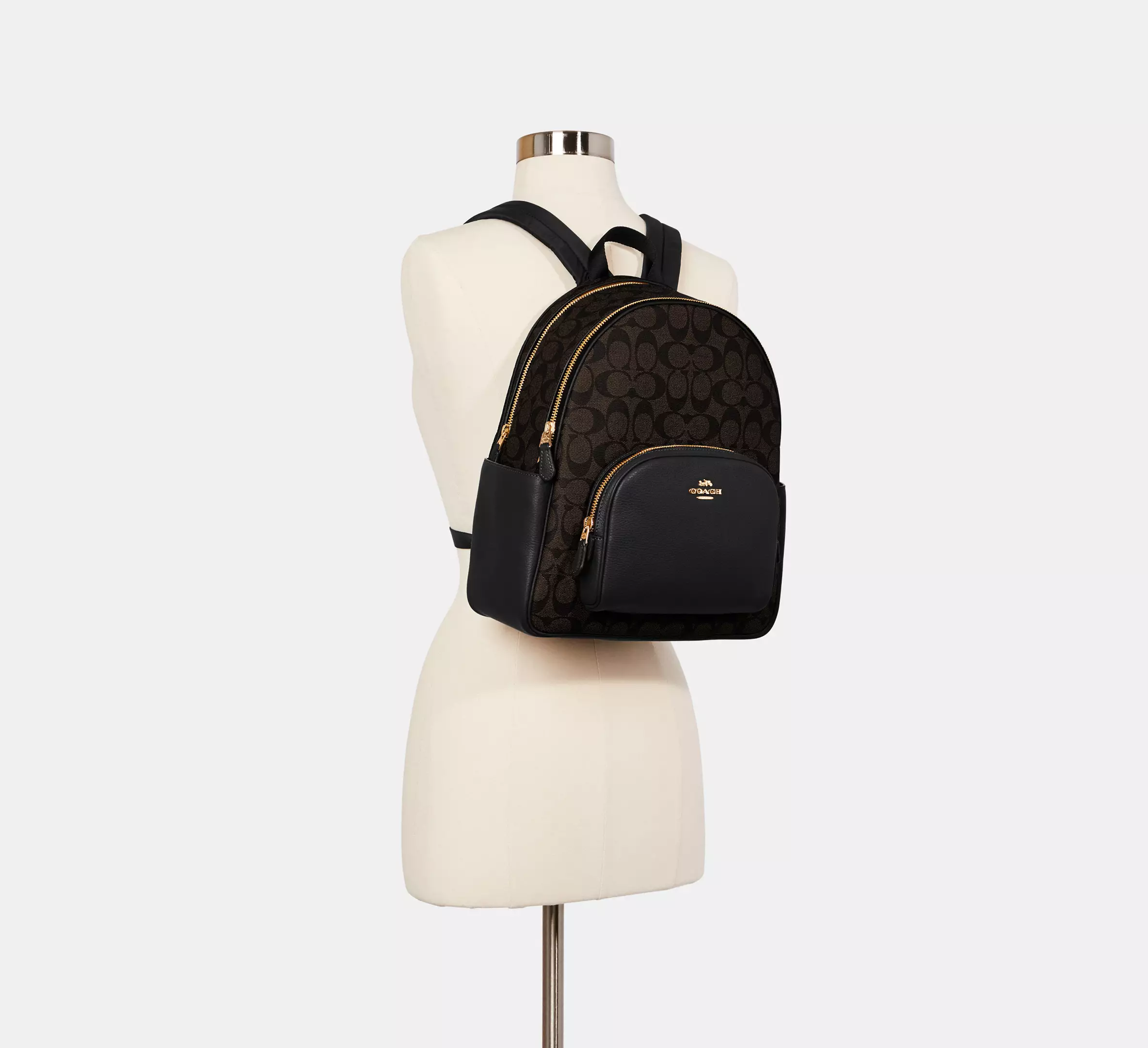 Coach Court Backpack In Signature Canvas - Image 4