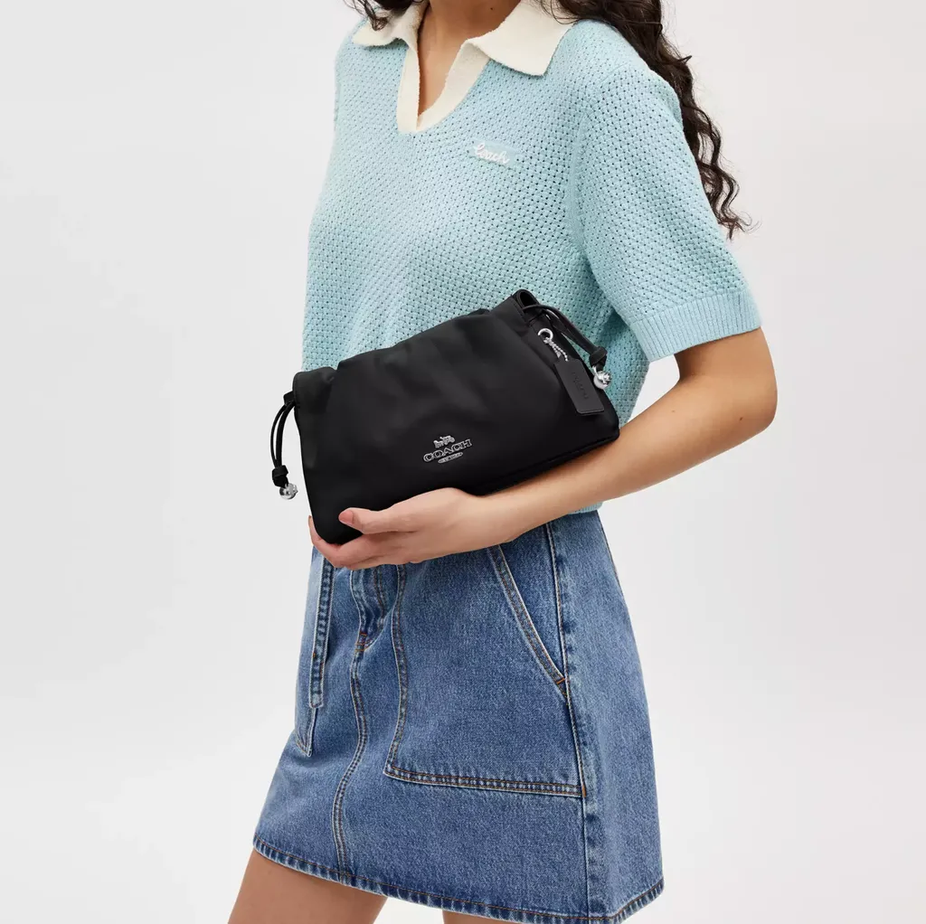 Coach Faye Shoulder Bag With Ruching - Image 2