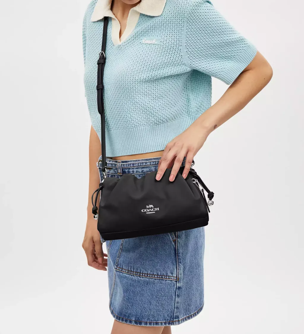 Coach Faye Shoulder Bag With Ruching - Image 5