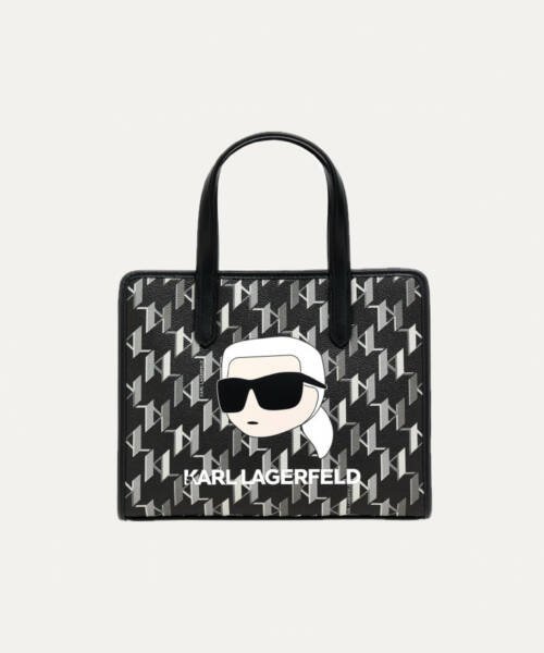 Karl Lagerfeld K/ikonik monogram shopper