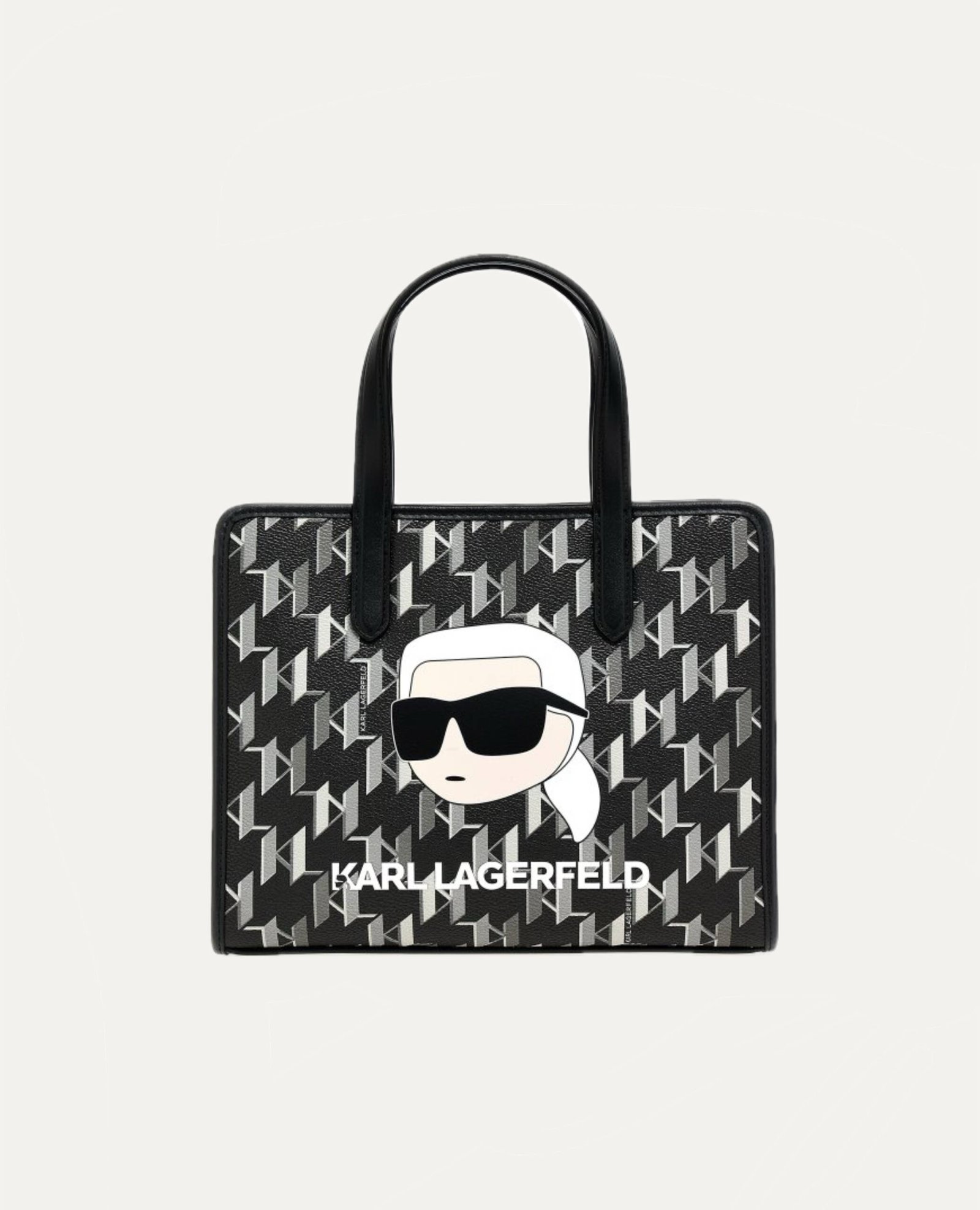Karl Lagerfeld K/ikonik monogram shopper