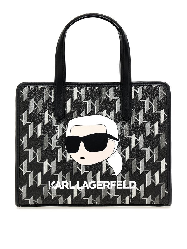 Karl Lagerfeld K/ikonik monogram shopper - Image 4