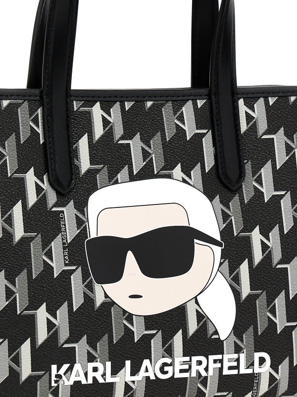 Karl Lagerfeld K/ikonik monogram shopper - Image 2