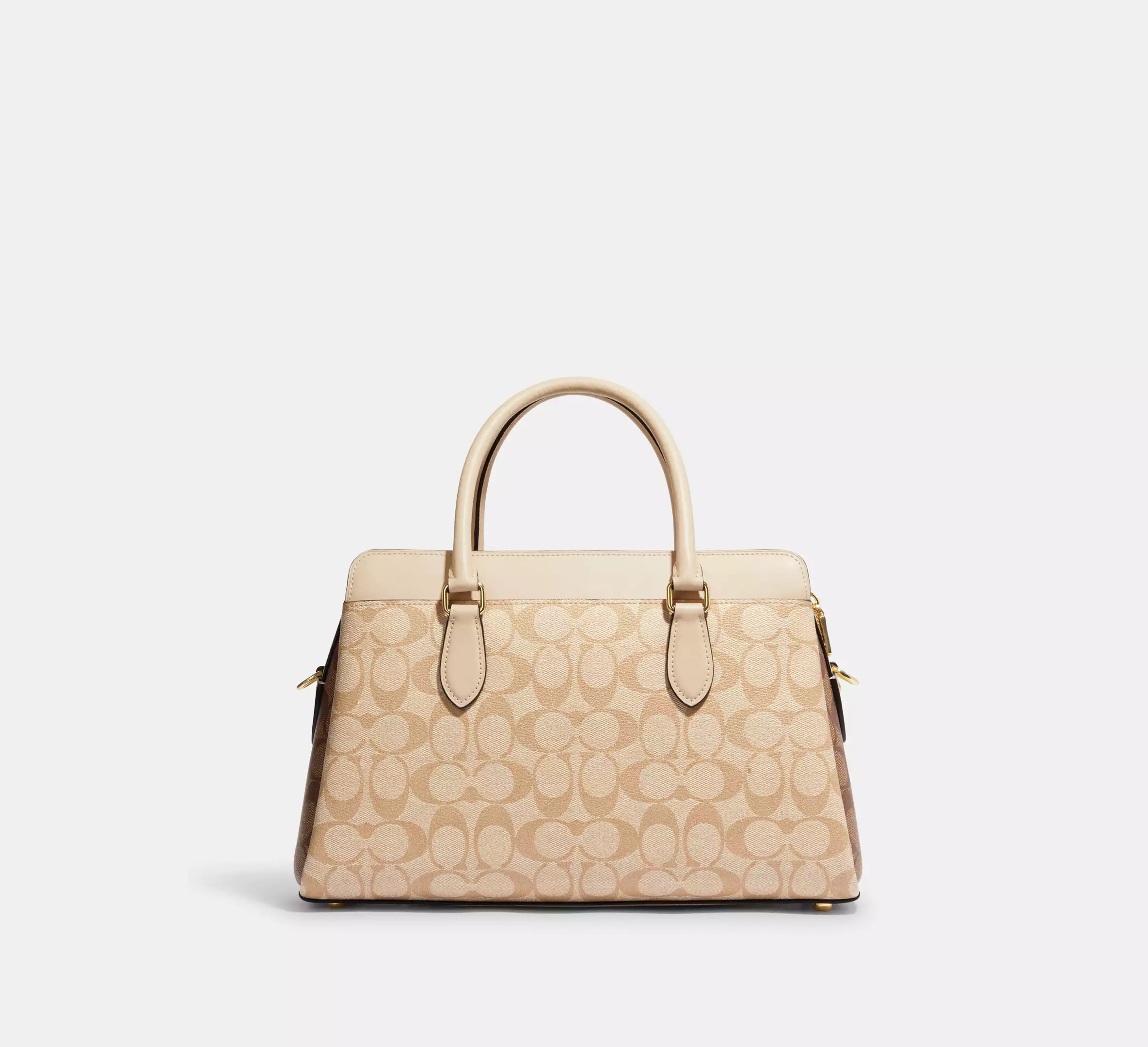 Coach Darcie Carryall Bag In Blocked Signature Canvas - Image 4