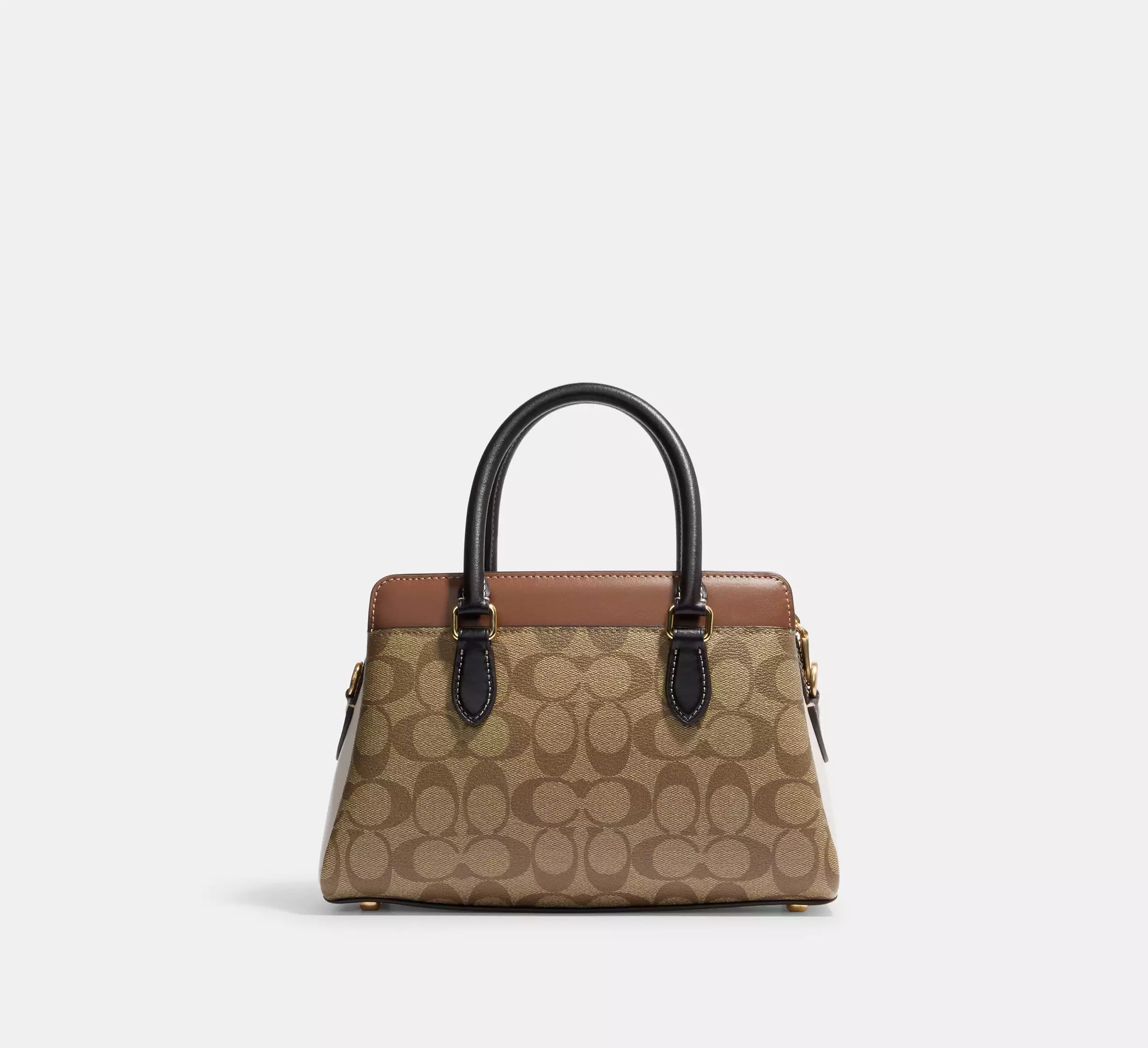 Coach Mini Sac Cabas Darcie En Toile Signature Colorblock - Image 5