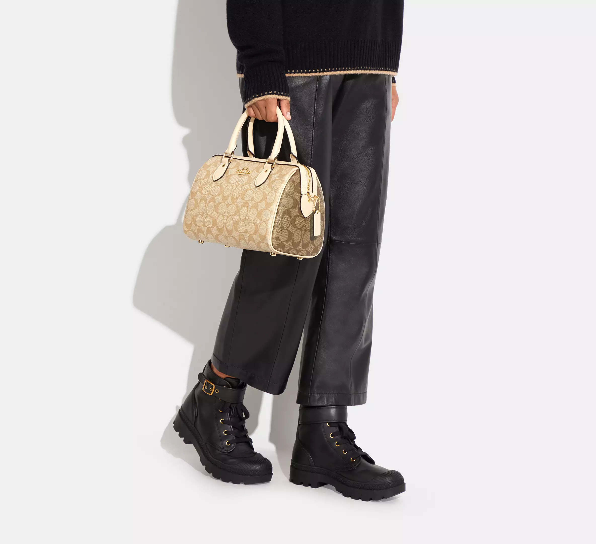 Coach Sac Satchel Rowan en Toile Signature Bicolore - Image 2