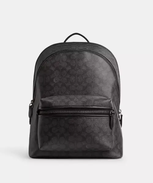 Coach Charter en toile Signature Sac à dos