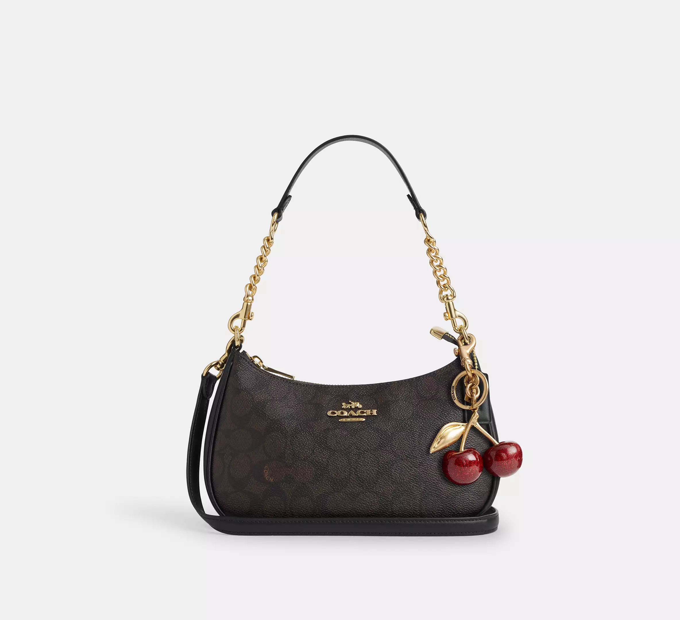Coach Sac à bandoulière Teri en toile Signature