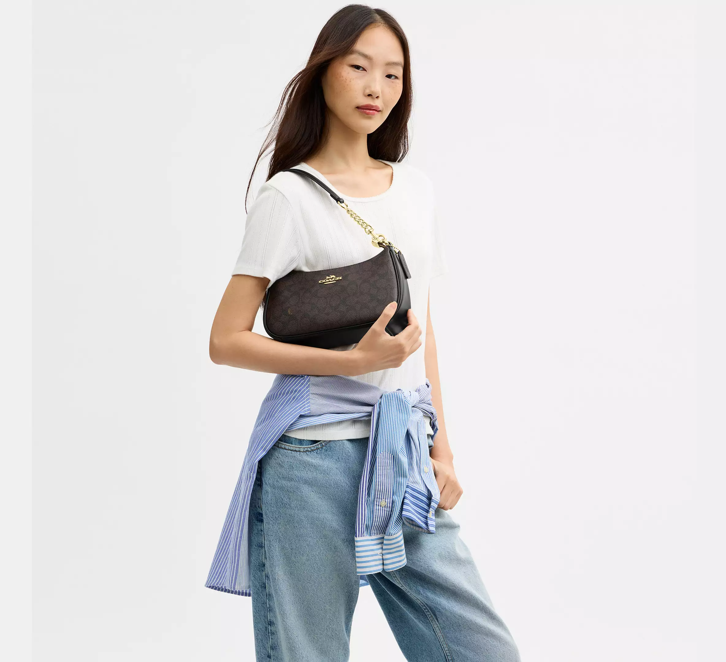 Coach Sac à bandoulière Teri en toile Signature - Image 2