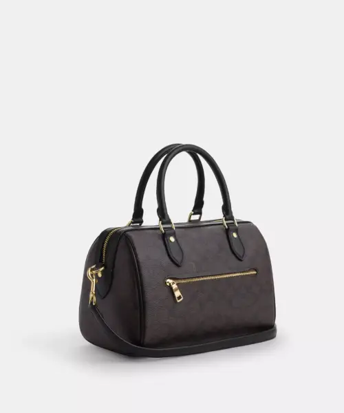 Coach Sac Satchel Rowan en Toile Signature