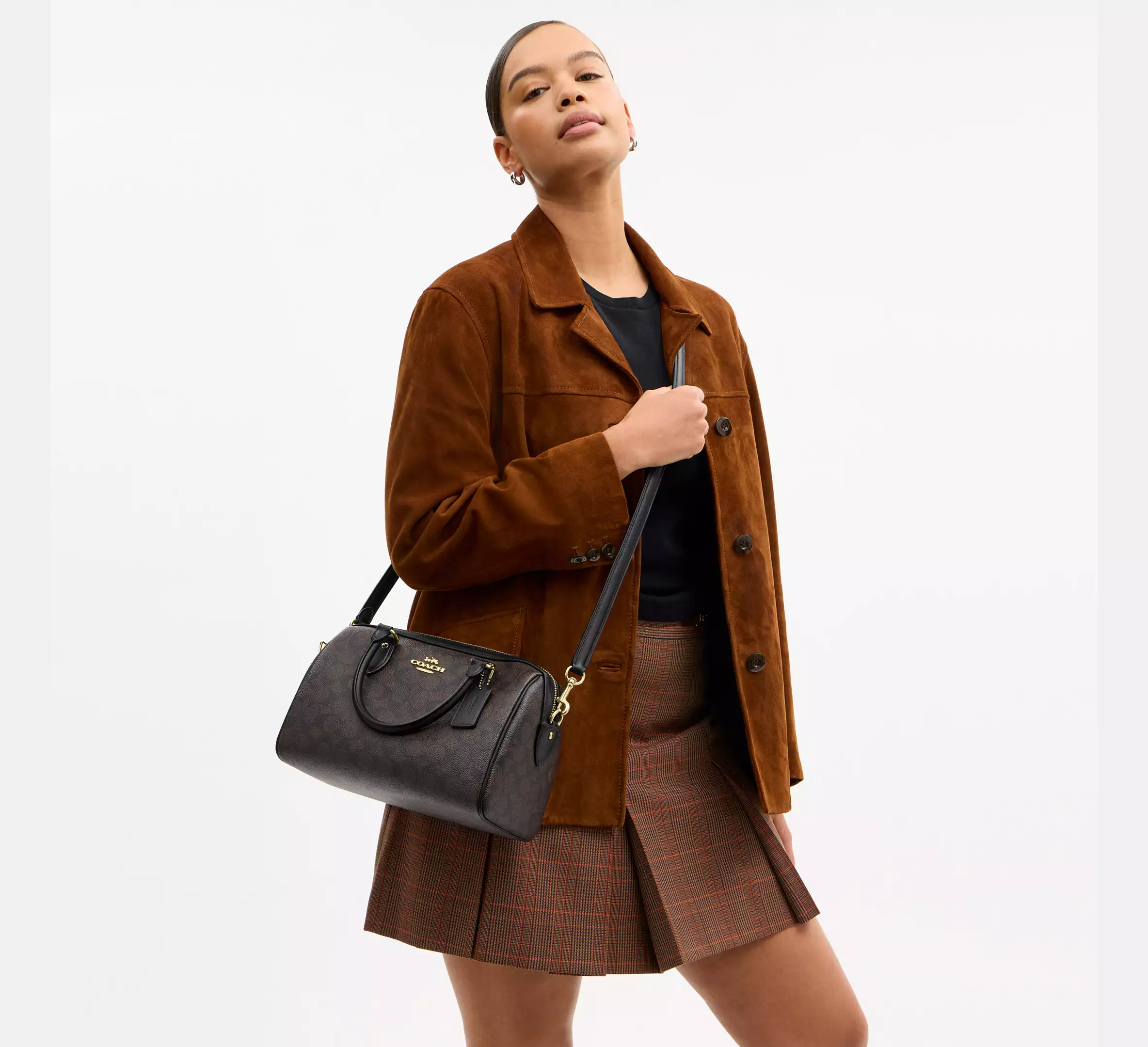 Coach Sac Satchel Rowan en Toile Signature - Image 6