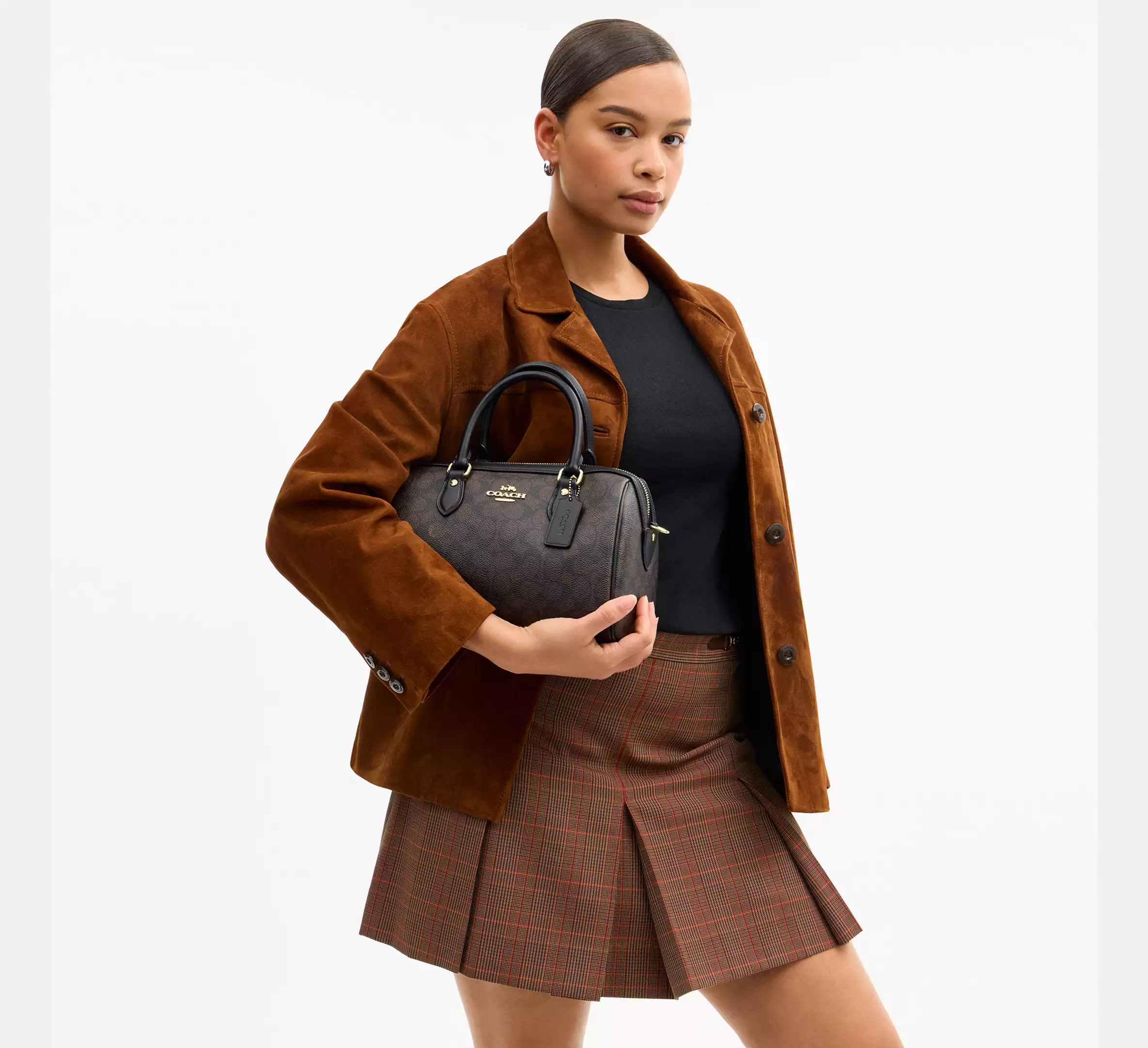 Coach Sac Satchel Rowan en Toile Signature - Image 3