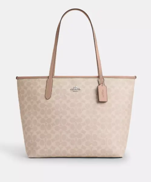 Coach City Tote Bag In Signature Canvas