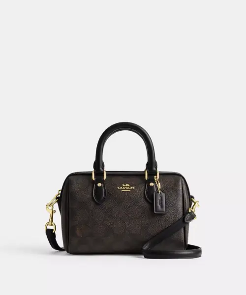 Coach Mini Rowan Crossbody Bag In Signature Canvas